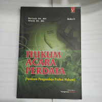 Image of Hukum acara perdata (panduan pengemban profesi hukum)