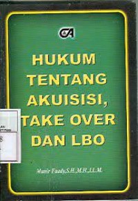 Image of Hukum tentang akuisisi, take over dan LBO