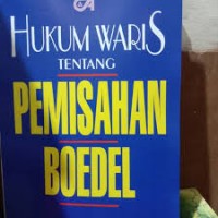 Image of Hukum waris tentang pemisahan boedel