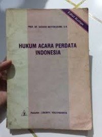 Image of Hukum acara perdata Indonesia