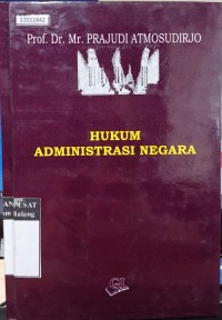 Image of Hukum administrasi negara