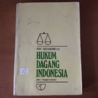 Image of Hukum dagang indonesia (jilid 1 bagian kedua)
