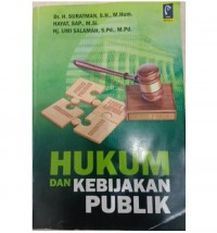 Image of Hukum dan kebijakan publik