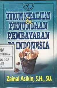 Image of Hukum kepailitan & penundaan pembayaran di indonesia