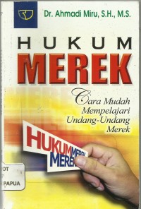 Image of Hukum merek : cara mudah mempelajari undang-undang merek