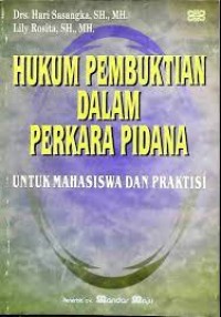 Image of Hukum pembuktian dalam perkara pidana