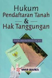 Image of Hukum pendaftaran tanah & hak tanggungan