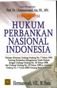 Image of Hukum perbankan nasional Indonesia