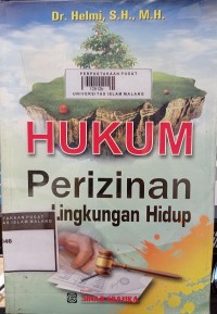 Image of Hukum perizinan lingkungan hidup