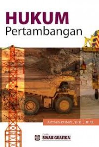 Image of Hukum pertambangan