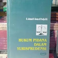 Image of Hukum pidana dalam yurisprudensi