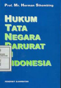 Image of Hukum tata negara darurat di indonesia