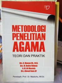 Image of Metodologi penelitian agama : teori dan praktik