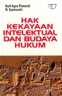 Image of Hak kekayaan intelektual dan budaya hukum