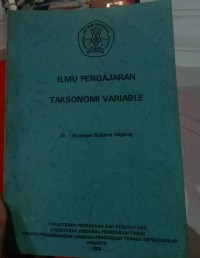 Image of Ilmu pengajaran taksonomi variable
