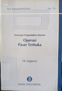 Image of Instrumen pengendalian moneter: operasi pasar terbuka
