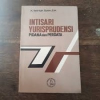 Image of Intisari yurisprudensi pidana dan perdata