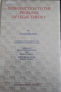 Image of Introduction to the problems of legal theory