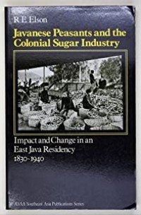 Image of Javanese peasants and the colonial sugar industry