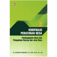 Image of Kodifikasi peraturan desa 2 : pembangunan desa dan pengadaan barang dan jasa desa