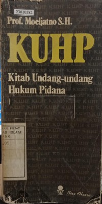 Image of KUHP (kitab undang-undang hukum pidana)