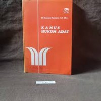 Image of Kamus hukum adat