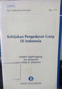 Image of Kebijakan pengedaran uang di Indonesia