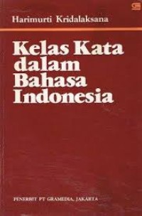 Image of Kelas kata dalam Bahasa Indonesia