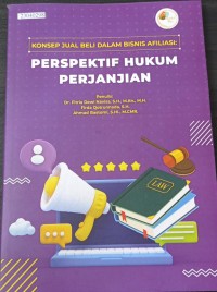 Image of Konsep jual beli dalam bisnis afiliasi: perspektif hukum perjanjian