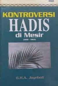 Image of Kontroversi hadis di Mesir (1890-1960)