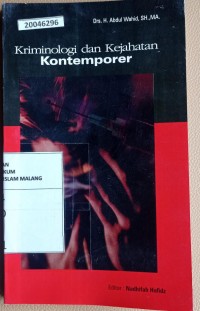 Image of Kriminologi dan kejahatan kontemporer