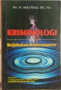 Image of Kriminologi dan kejahatan kontemporer