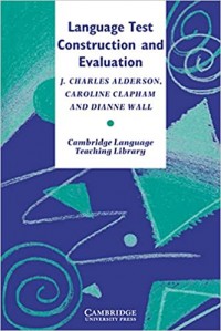 Image of Language test construction and evaluation