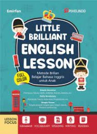 Image of Little brilliant english lesson: metode brillian belajar bahasa Inggris untuk anak