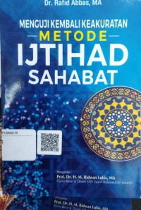 Image of Menguji kembali keakuratan metode ijtihad sahabat