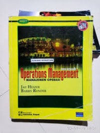 Image of Manajemen operasi (buku 1)