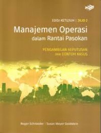 Image of Manajemen operasi dalam rantai pasokan (jilid 2)