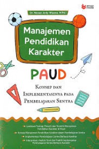 Image of Manajemen pendidikan karakter PAUD