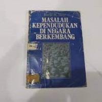 Image of Masalah kependudukan di negara berkembang