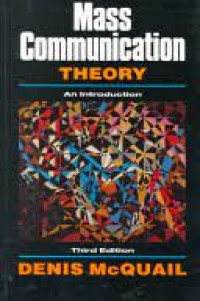 Image of Mass communication theory : an introduction