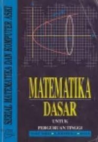 Image of Matematika dasar untuk perguruan tinggi