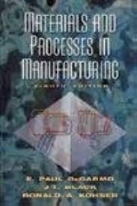 Image of Materials and processes in manufacturing