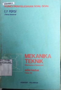 Image of Mekanika teknik (mechanics of materials)