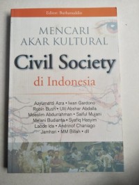 Image of Mencari akar kultural civil society di Indonesia