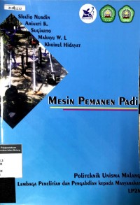 Image of Mesin pemanen padi