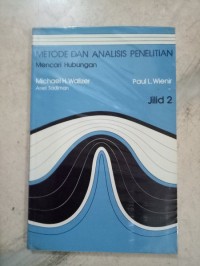 Image of Metode dan analisis penelitian: mencari hubungan (jilid 1)