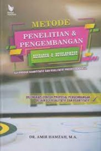 Image of Metode penelitian & pengembangan : research & development