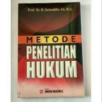 Image of Metode penelitian hukum