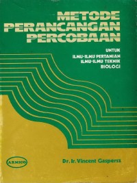 Image of Metode perancangan percobaan