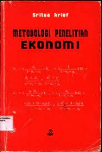 Image of Metodologi penelitian ekonomi